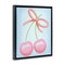 Stupell Industries Cherries And Round Bow Floating Frame, design by Marcus Prime